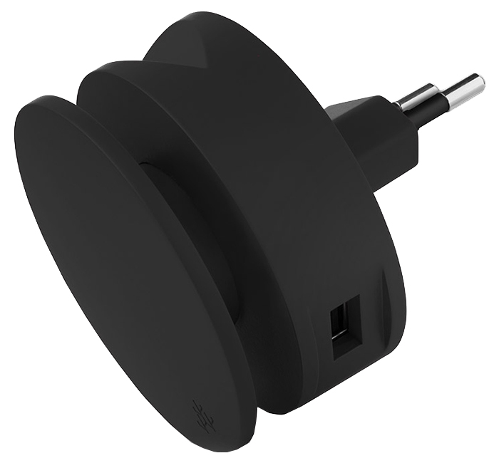 Сетевое зарядное устройство Usbepower AERO Mini, 2 USB, 2,4 A, black