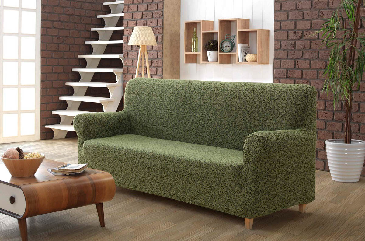 фото Чехол для мебели karna milano цвет: зеленый (трехместный)