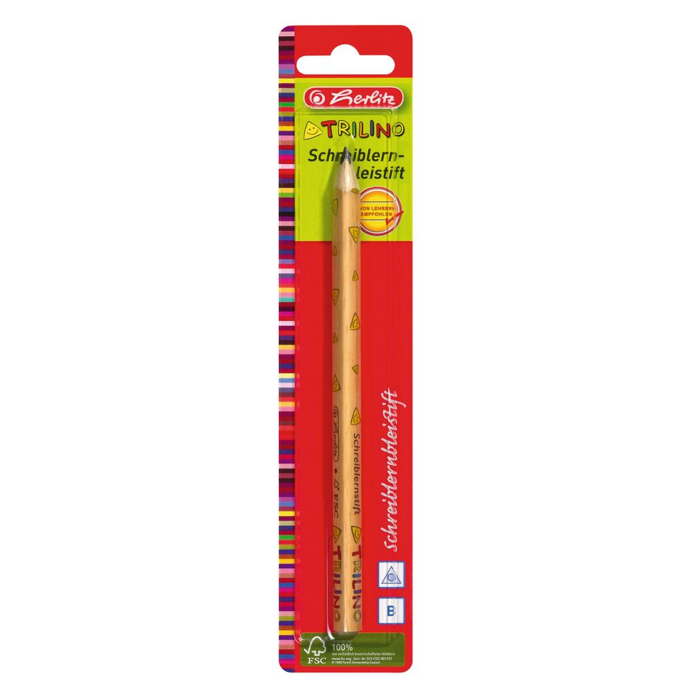 

Карандаш Herlitz чернографитный трехгранный