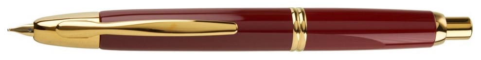 

Перьевая ручка Pilot Capless Gold красный корпус перо F