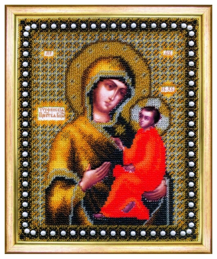 

Вышивка бисером Чарiвна Мить Икона Божья Матерь Тихвинская Б-1079