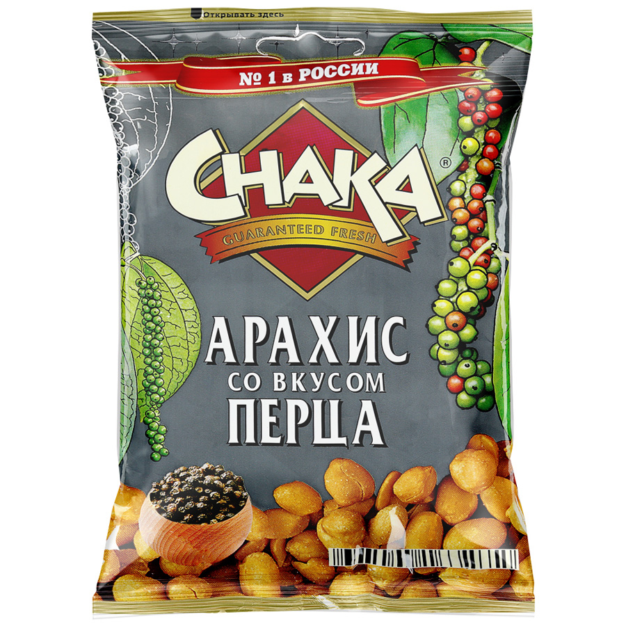 

Арахис Chaka обжаренный со вкусом черного перца 130г