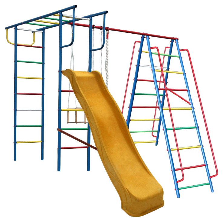 фото Детский спортивный комплекс вертикаль-а1+п дачный с горкой 3 м