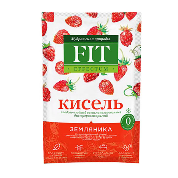 Кисель Fit Parad земляника пакет саше