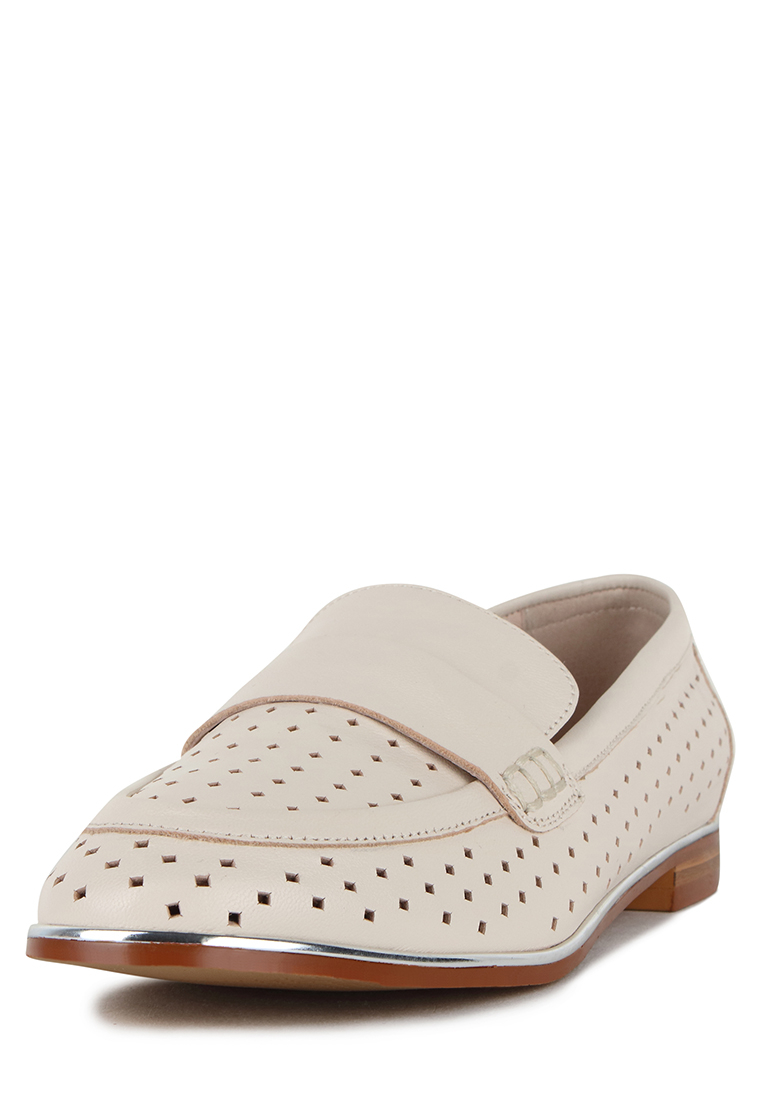 

Лоферы женские Pierre Cardin 14806650 бежевые 40 RU, Бежевый, 14806650