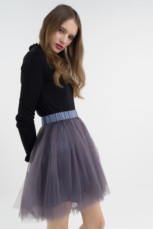 фото Юбка женская t-skirt 15ss-01-0001-bs серая 44 ru