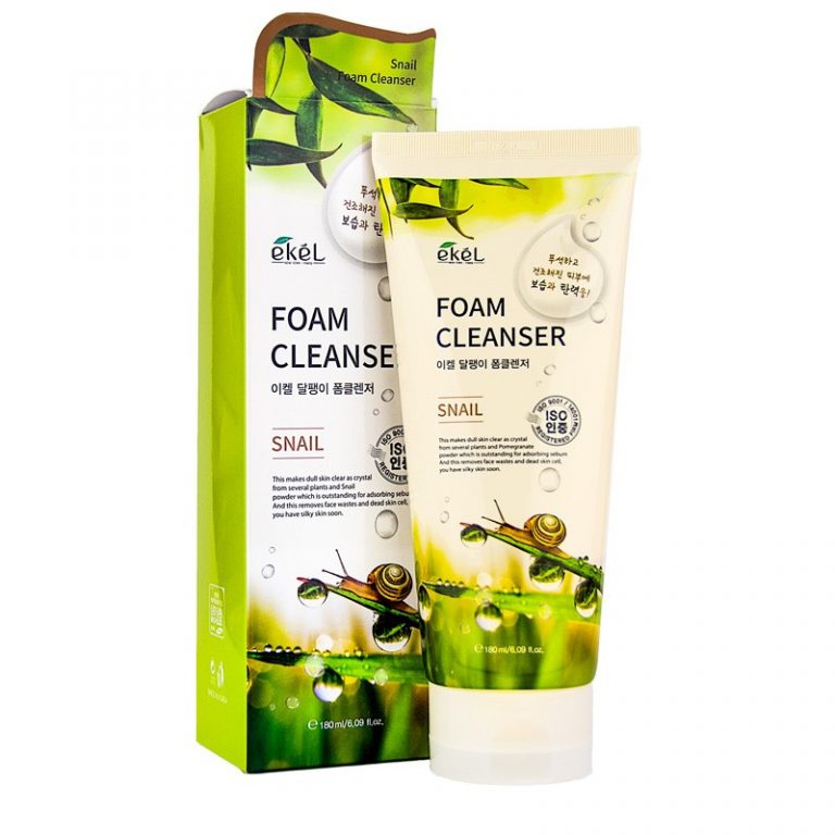 

Пенка для умывания Ekel Foam Cleanser Snail с улиточным муцином, омолаживающая 180 мл