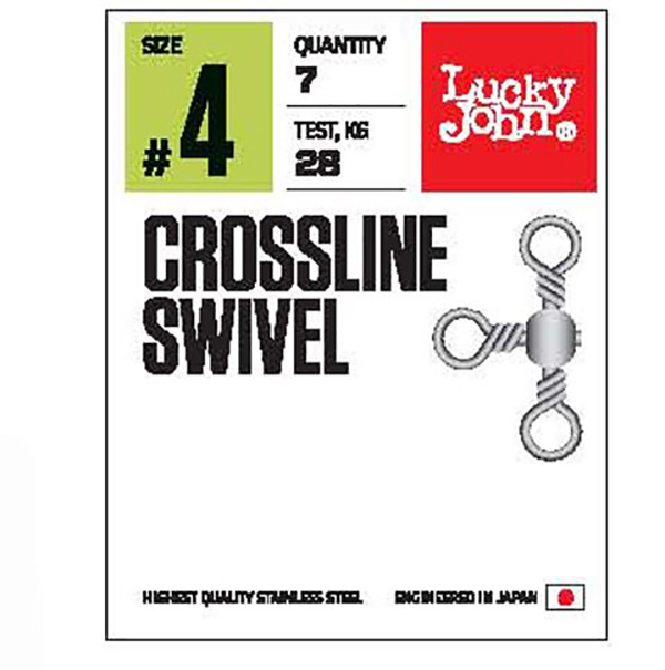 Вертлюг Lucky John Pro Series Crossline Swivel 12 кг, 10 шт.