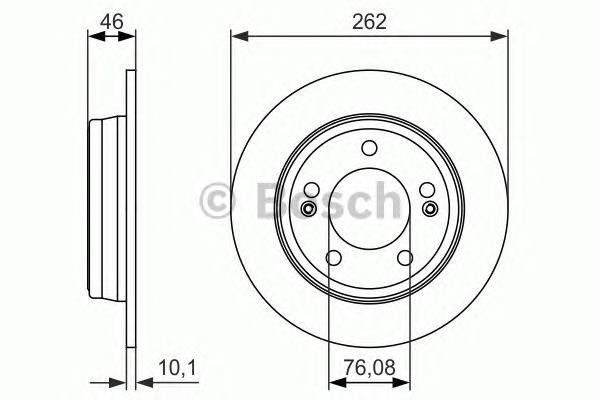 фото Тормозной диск bosch 0986479052