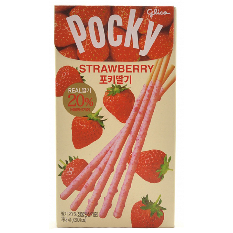 

Печенье Pocky палочки клубничные 41 г