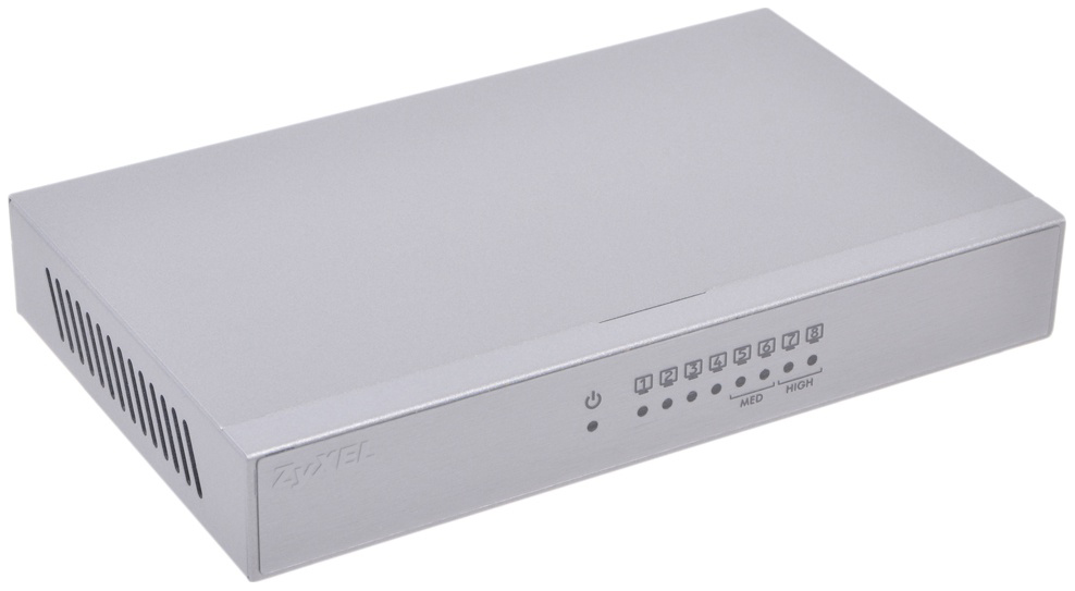 

Коммутатор Zyxel GS-108B Silver, GS-108BV3-EU0101F