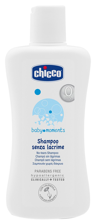 фото Шампунь детский chicco baby moments 200 мл