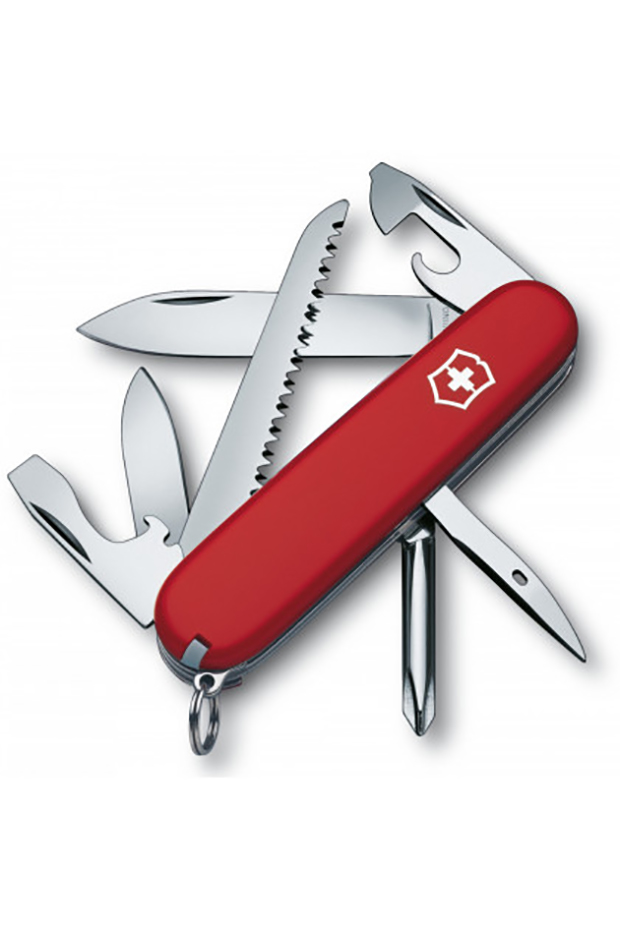 фото Мультитул victorinox hiker 1.4613 91 мм красный, 13 функций