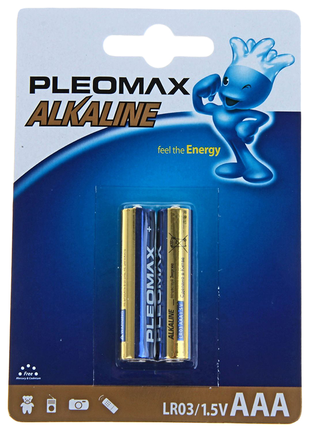 Батарейка Samsung Pleomax LR03-2BL 2 шт