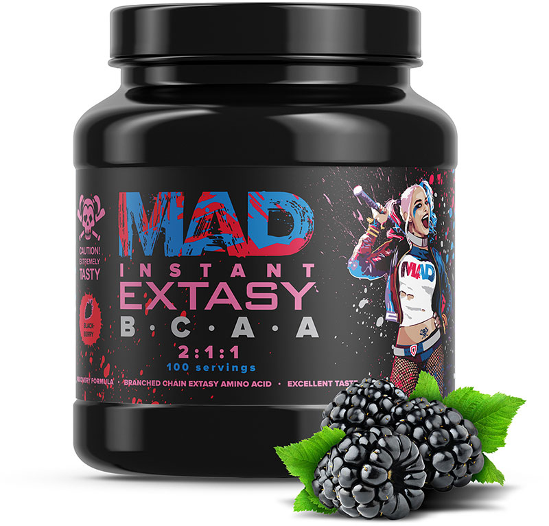 MAD Instant Extasy BCAA 500 г, blackberry