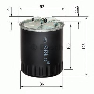 фото Фильтр топливный bosch 1457434437
