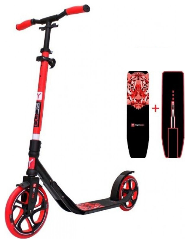 

Самокат Y-Scoo RT 215 One&One red, Красный, RT 215 One&One