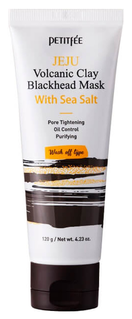 

Маска для лица Petitfee Jeju Volcanic Clay Blackhead Mask With Sea Salt 120 г