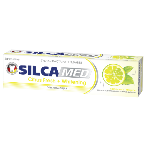 фото Зубная паста silcamed citrus fresh + whitening