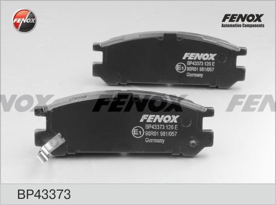 

Комплект тормозных колодк FENOX BP43373