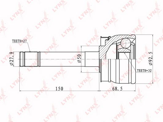 

Шрус LYNXauto CO-5734