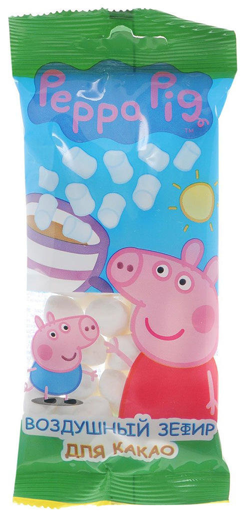 фото Воздушный зефир peppa pig для какао 15 г