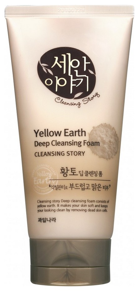 Пенка для умывания Welcos Cleansing Story Foam Cleansing Yellow Clay 150 г