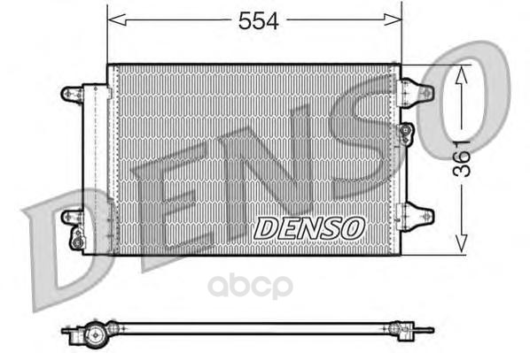 

Радиатор кондицинера 554x361 Denso DCN32015