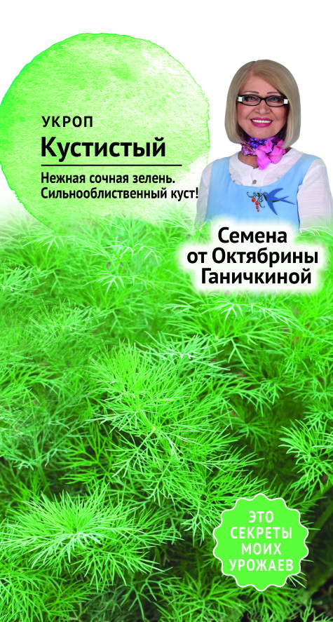 Семена укроп Кустистый Семена от Октябрины Ганичкиной