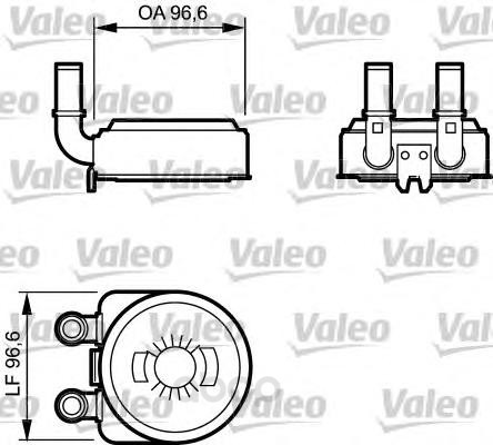 

Радиатор охлаждения двигателя Valeo 817705