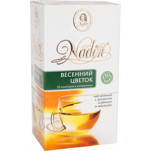 

Чай зеленый Nadin весенний цветок 25 пакетиков