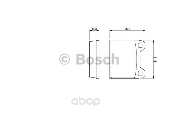 

Колодки дисковые передние BOSCH 0986462282