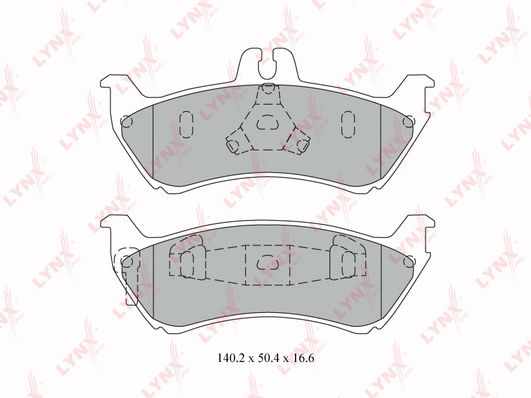 

Тормозные колодки LYNXauto дисковые BD5328