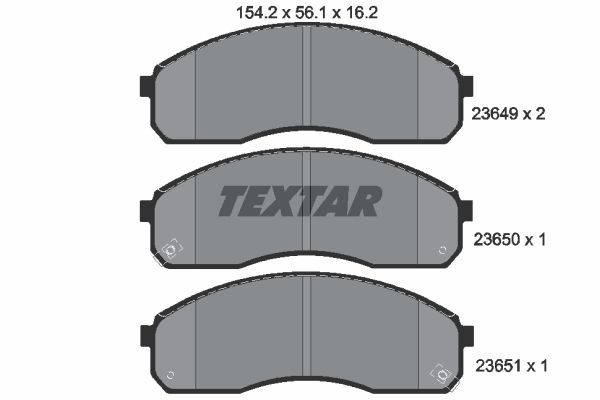 

Тормозные колодки Textar дисковые 2364901