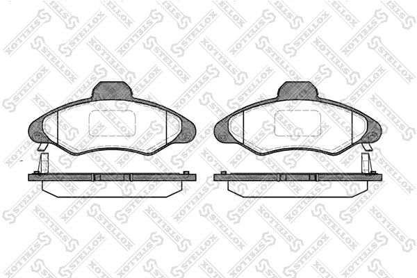 

Тормозные колодки Stellox дисковые 342004BSX