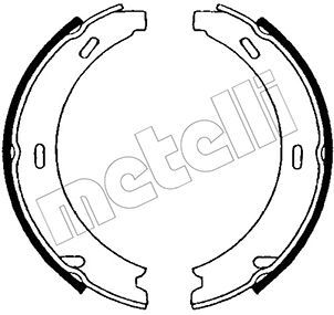 

Тормозные колодки METELLI стояночного тормоза 530234