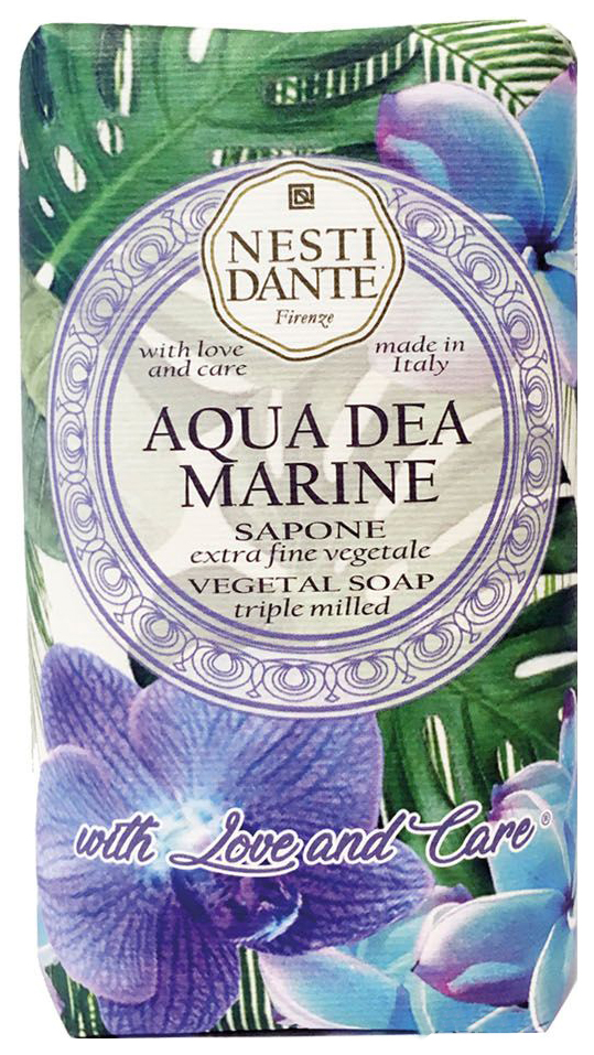 Косметическое мыло Nesti Dante Aqua Dea Marine Vegetal Soap 250 г косметическое мыло nesti dante голубое средиземноморье 150 г