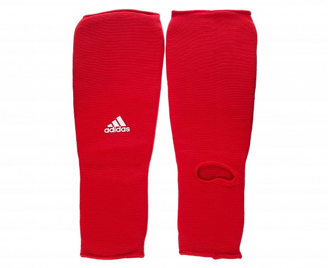 фото Защита голени и стопы adidas shin and step pad красная s