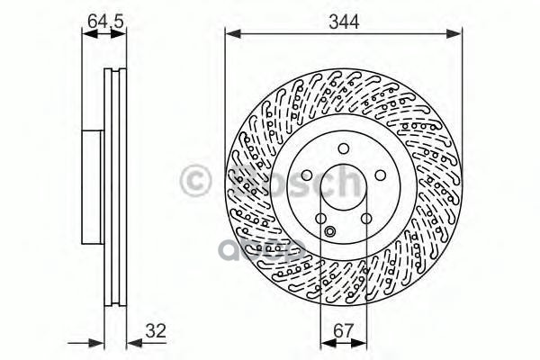 фото Тормозной диск bosch 0986479764