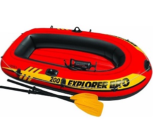 Лодка НДНД Intex Explorer Pro 200 Set 1,96 x 1,02 м orange