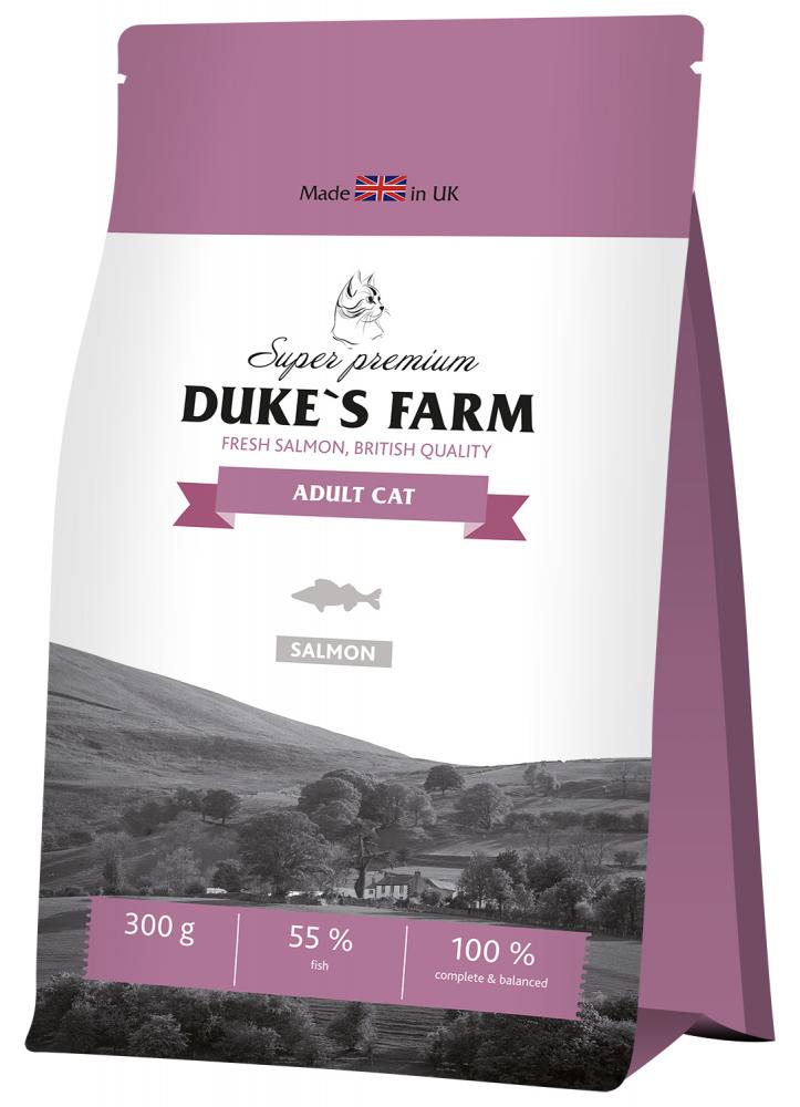 

Сухой корм для кошек DUKE'S FARM, лосось, 2кг, лосось 2 кг