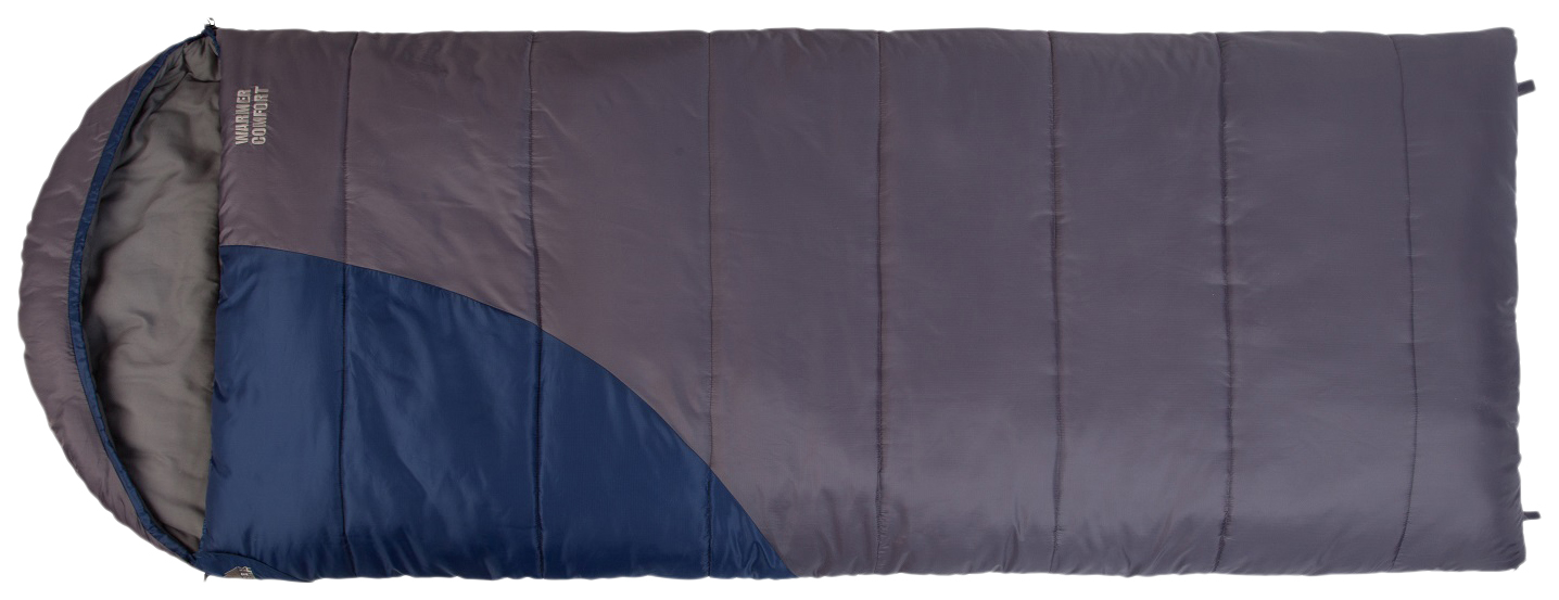 

Спальный мешок Trek Planet Warmer Comfort grey/blue, правый, Серый, Warmer Comfort