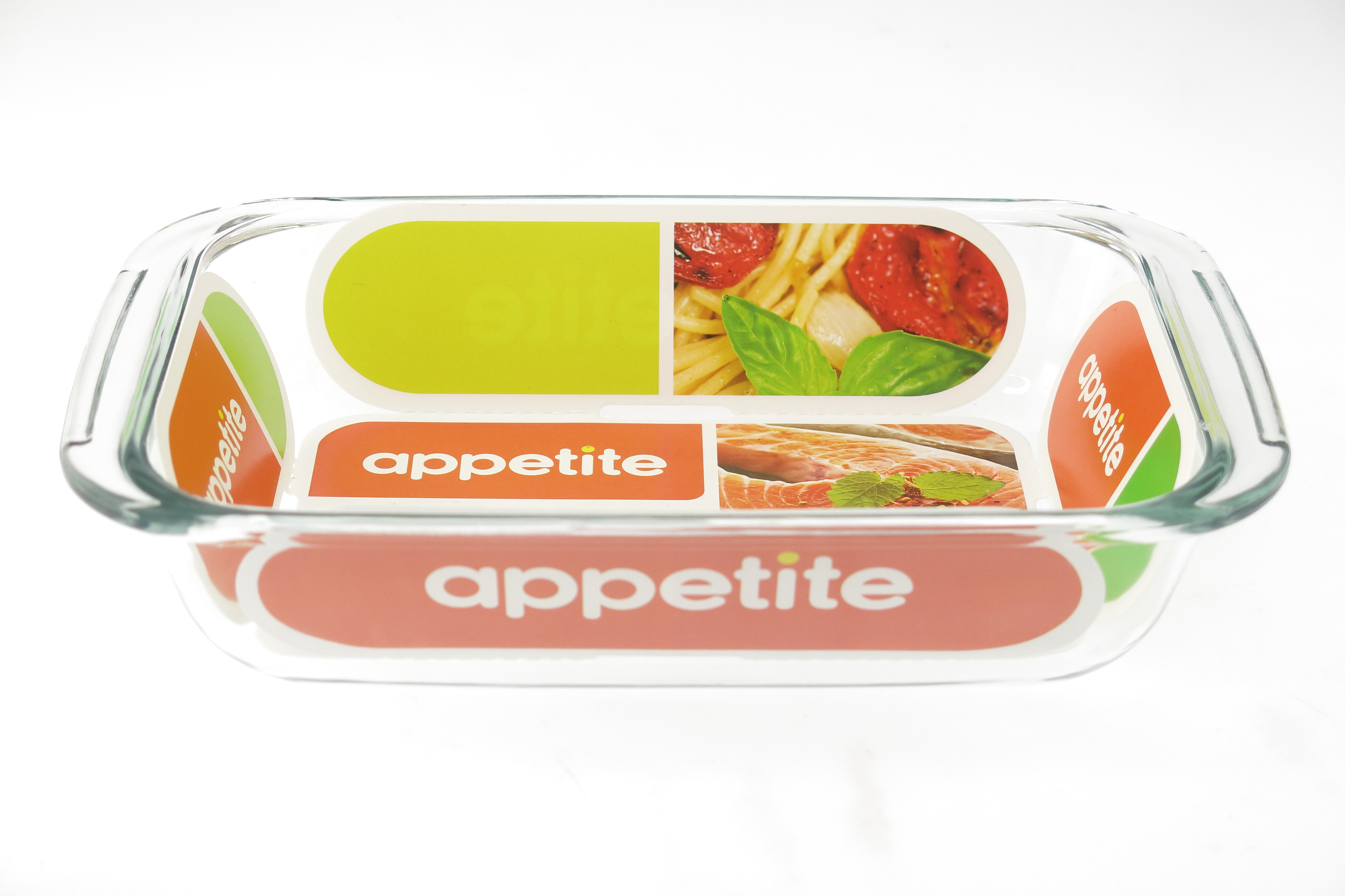 

Форма стекл прям 23x15x4см/0,7л ТМ Appetite, Прозрачный