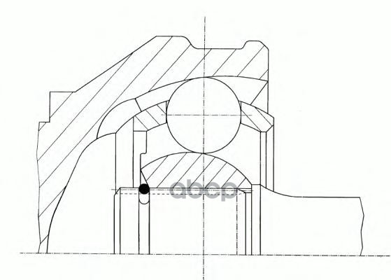 Шрус К-Кт Opel Corsa B 96-00 GKN (Loebro) 303888 600000191258