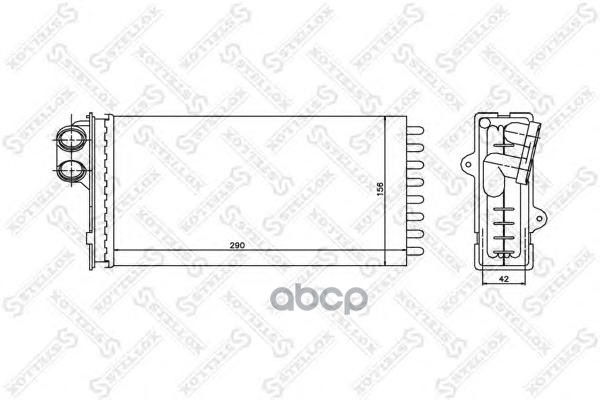 фото Радиатор печки stellox 1035002sx