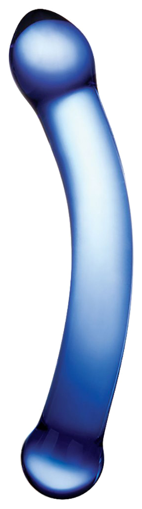 Стеклянный фаллоимитатор Glas для точки g curved g-spot glass dildo