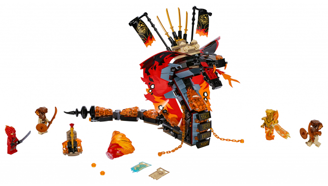 Конструктор LEGO Ninjago Огненный кинжал конструктор lego ninjago сила дракона кая торнадо кружитцу 72 детали 71777