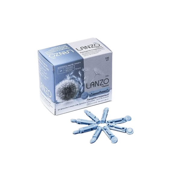 

Ланцеты GMMC Lanzo GL 30G 100 шт., LANZO GL 30G