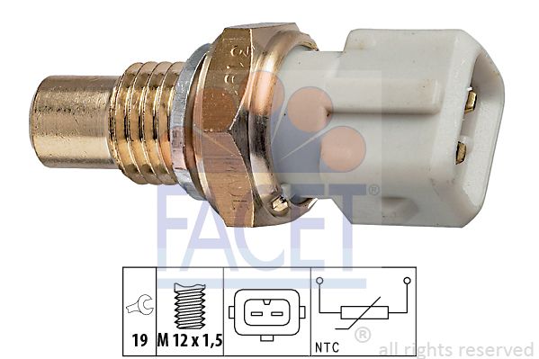 фото Датчик, температура масла facet 7.3191