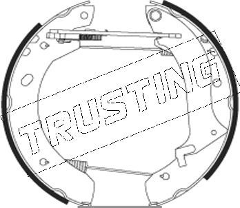 

Комплект тормозных колодок TRUSTING 5290